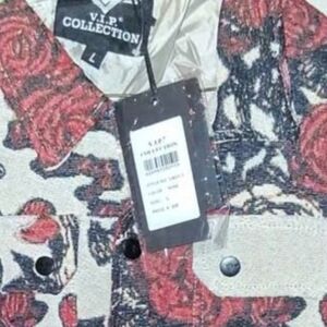 VIP Red and Black Embroidered Performance Jacket